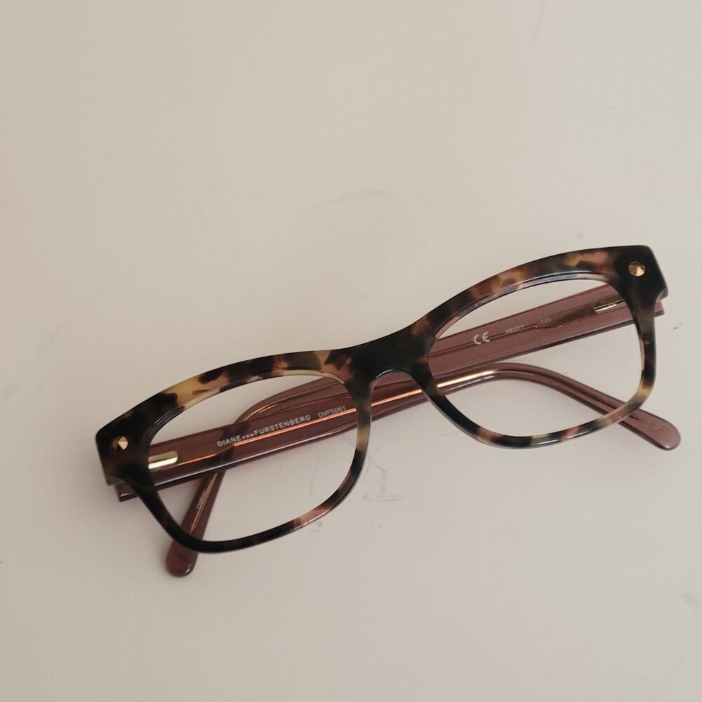 DIANE VON FURSTENBERG DVF5061 667 Brown Tortoise 48-17-135 Frames